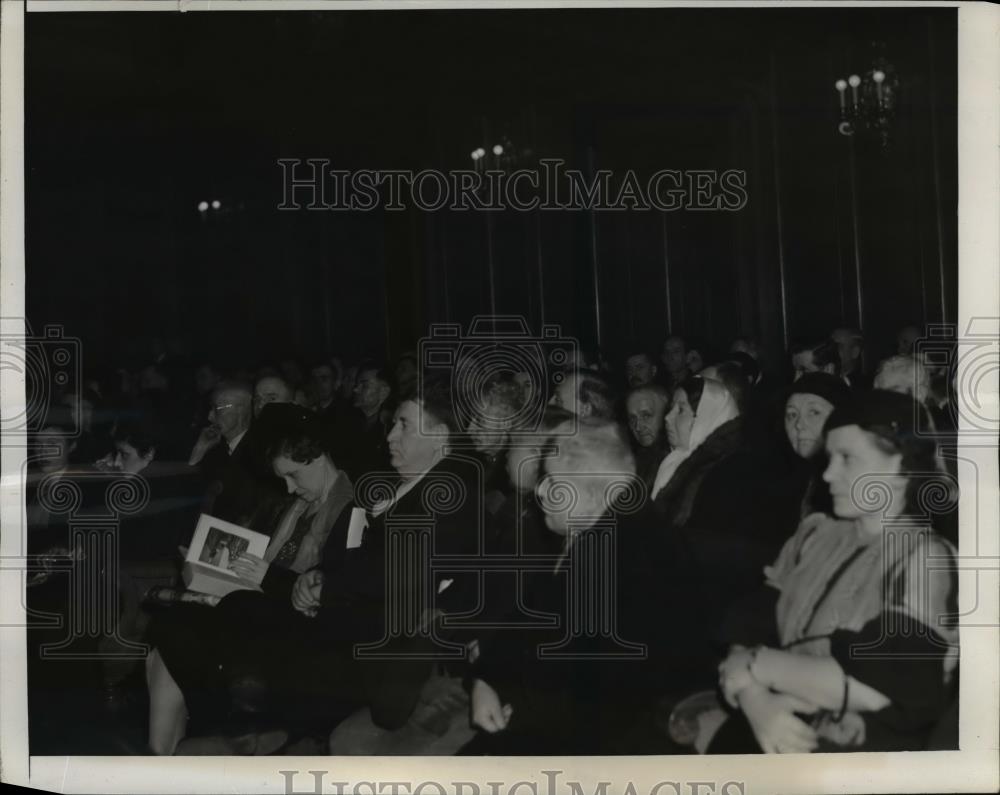 1939 Press Photo Council Chamber Meeting Attendees, Cleveland, Ohio - nef13125 - Historic Images