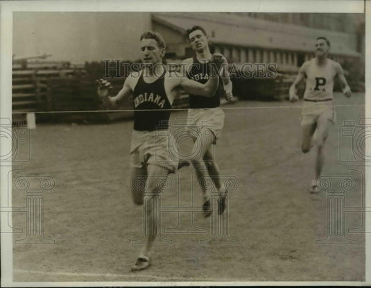 1930 Press Photo Indiana Defeated Purdie And The University Of Chicago - Historic Images