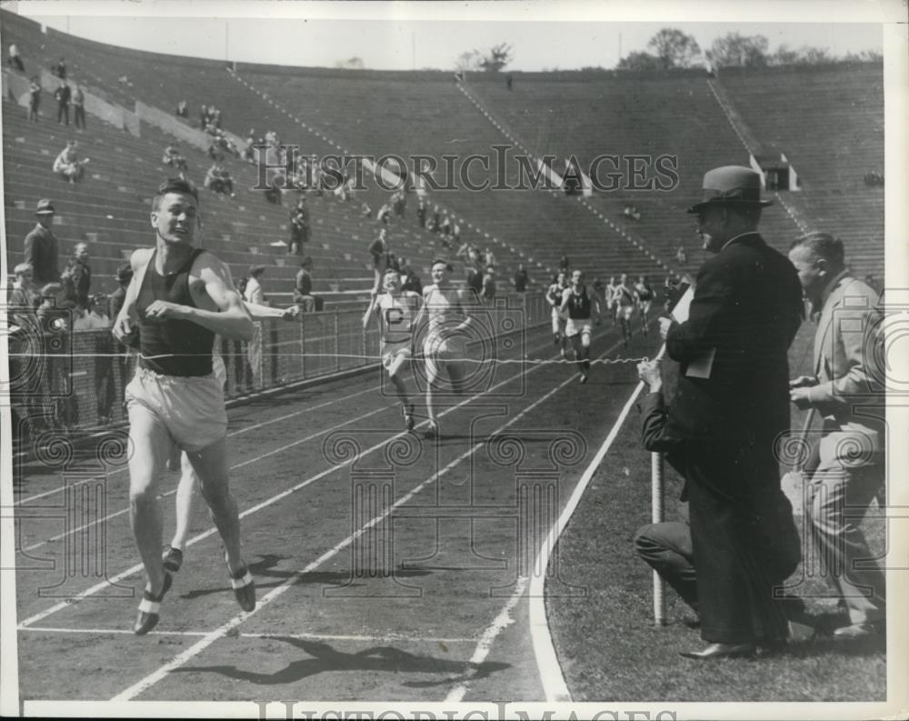 1935 Press Photo Gene Venzke Won the 800-Meter Run At Princeton - net21733 - Historic Images