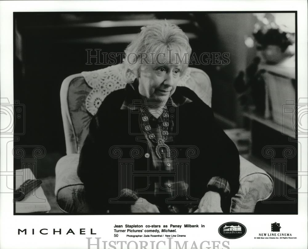 1996 Press Photo Jean Stepleton in the comedy &quot;Michael.&quot; - cvb76405 - Historic Images