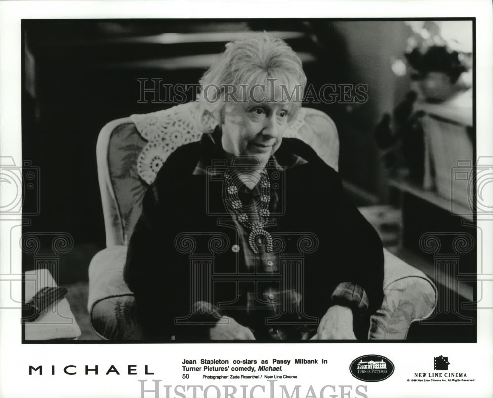1996 Press Photo Jean Stepleton in the comedy "Michael." - cvb76405 - Historic Images