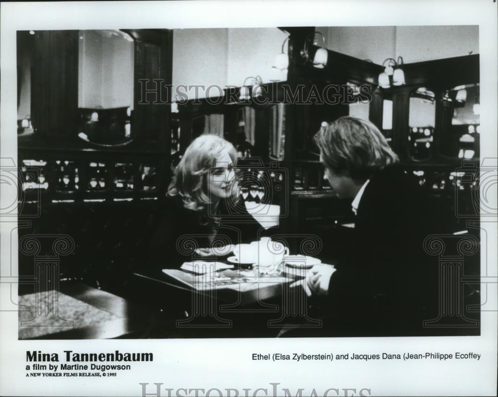 1995 Press Photo Elsa Zylberstein and Jean-Phillippe Ecoffey in Mina Tannerbaum. - Historic Images