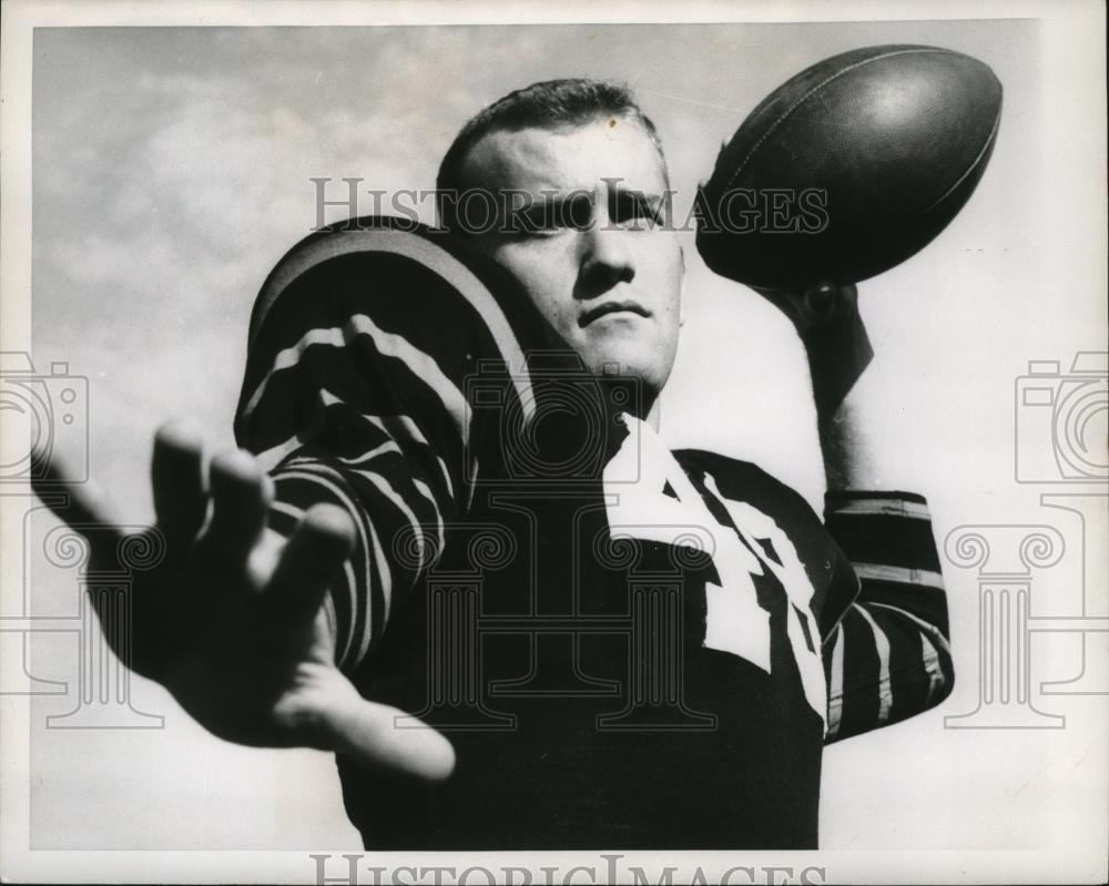 1958 Press Photo Dick George, Princeton Football - cvb76505 - Historic Images