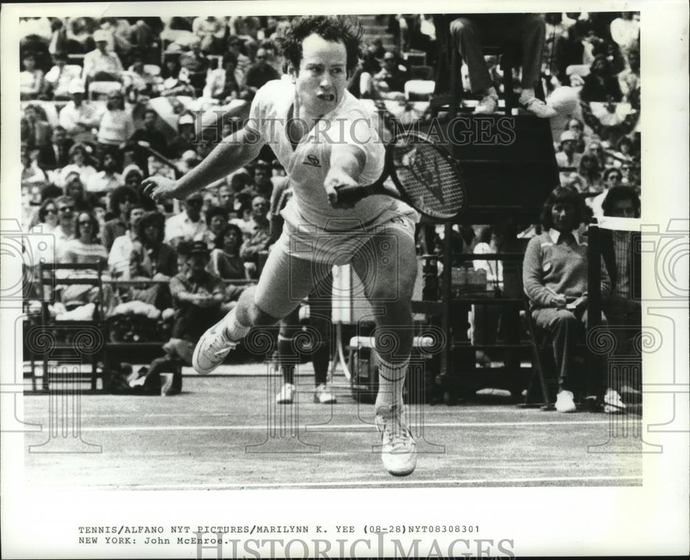 Press Photo John McEnroe, Tennis - cvb76516 - Historic Images