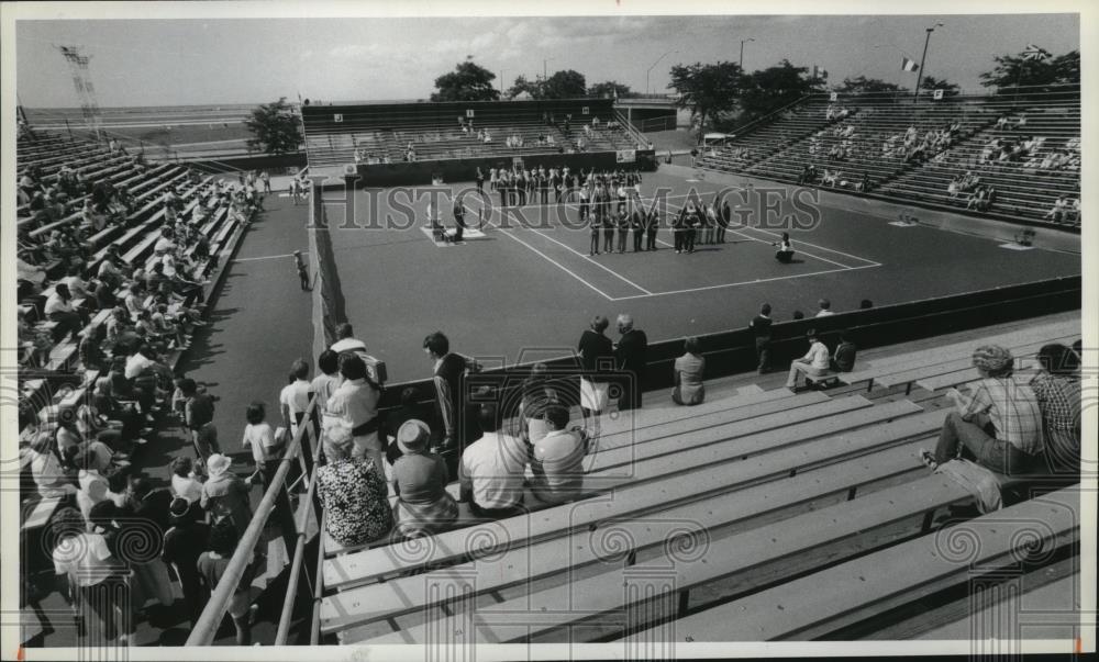 1978 Press Photo Harold T. Clark Tennis Stadium - cvb76534 - Historic Images