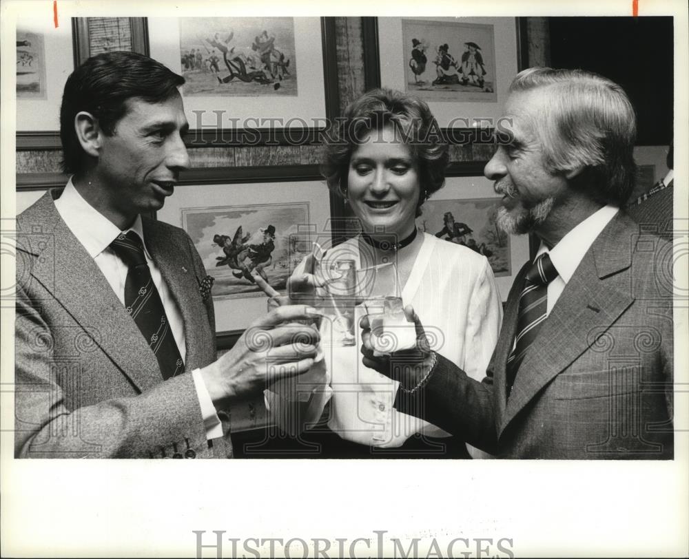 1979 Press Photo Alvaro Pena , Debby Wolf, and Darlo Behar, Tennis - cvb76537 - Historic Images