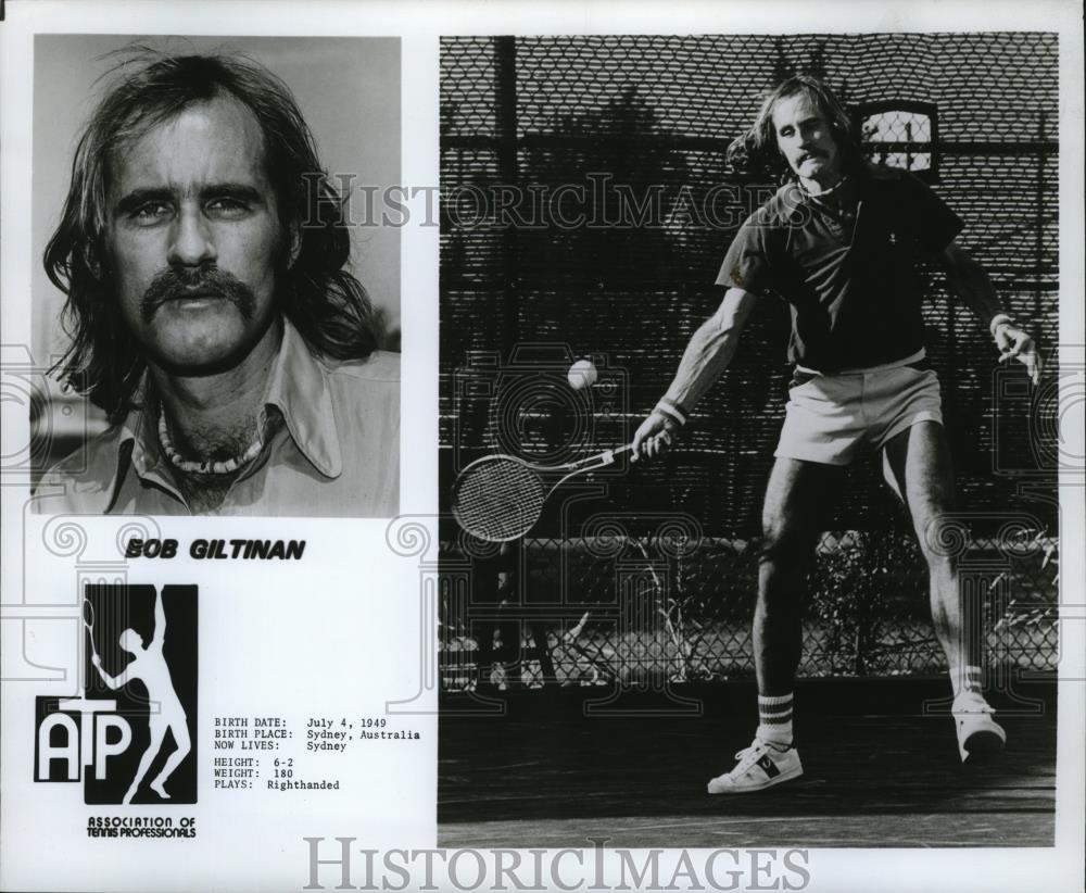 1978 Press Photo Bob Giltinan, professional tennis player. - cvb76660 - Historic Images