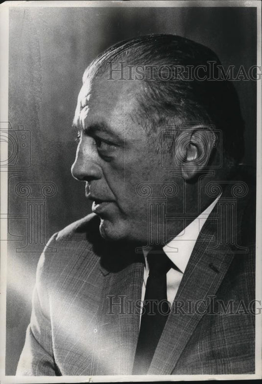 1971 Press Photo Nick Skorich, Chicago Brown's coach. - cvb76687 - Historic Images