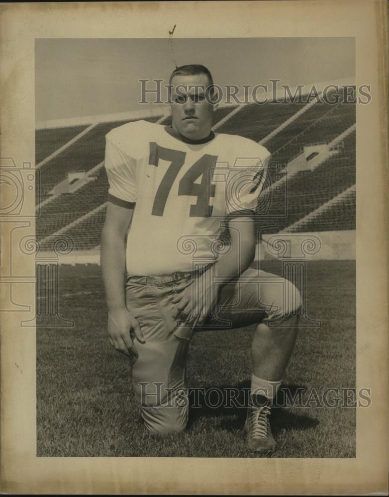 1965 Press Photo Tom Gallagher, player for Indiana University. - cvb76751 - Historic Images