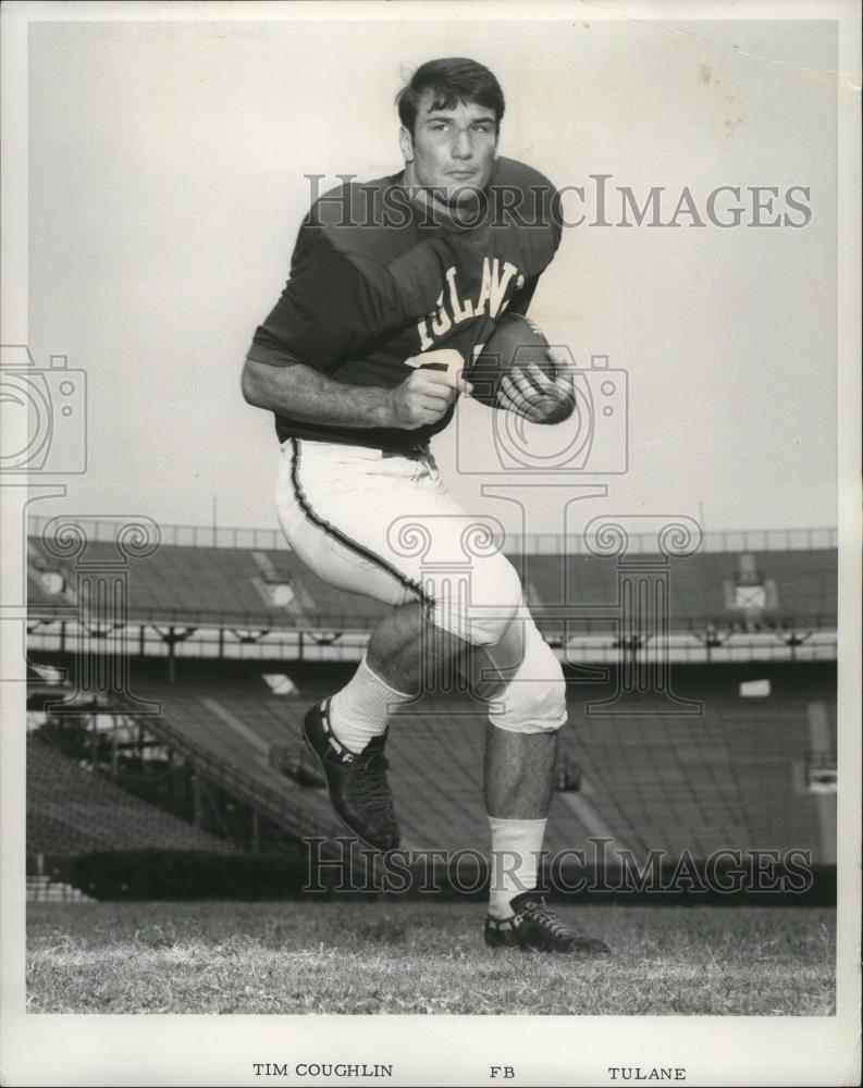 1967 Press Photo Tim Coughlin, Tulane FB - cvb76785 - Historic Images