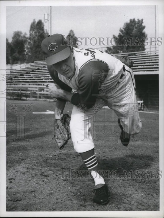 1968 Press Photo Jack Spring, Baseball Pitcher - cvb76790 - Historic Images