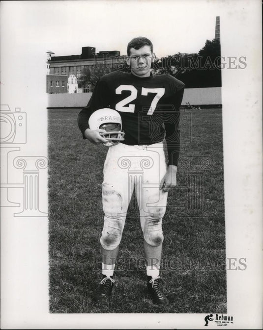 1966 Press Photo Roland Graham, football player. - cvb76812 - Historic Images