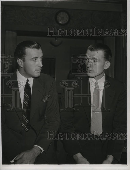 1939 Press Photo Galehouse and Sayles, Baseball - cvb76902 - Historic Images