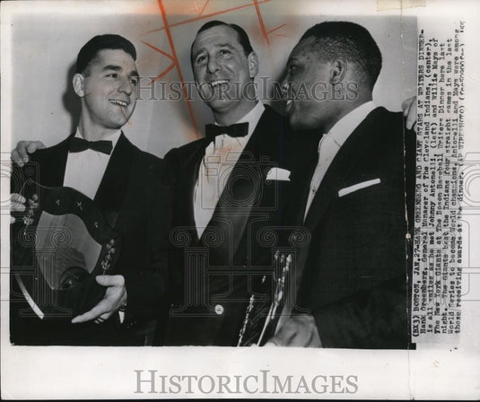 1955 Press Photo Players at Boston Baseball Writers Dinner - nef17660 - Historic Images