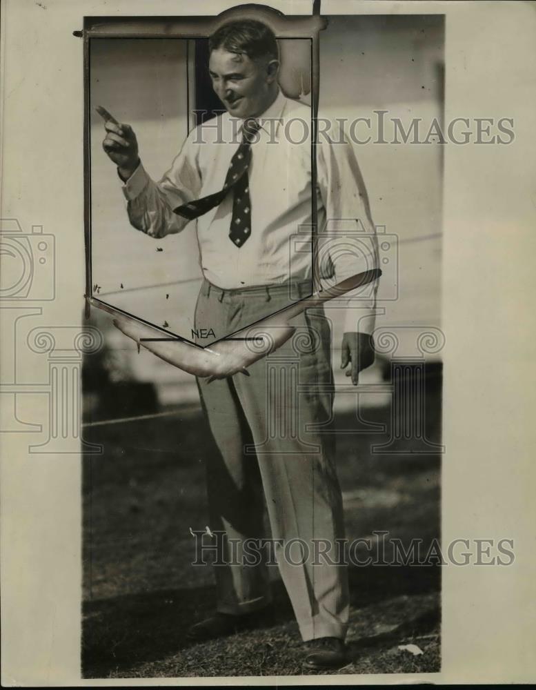 1929 Press Photo Frankie Edwards New Orleans boxing promoter - net24146 - Historic Images