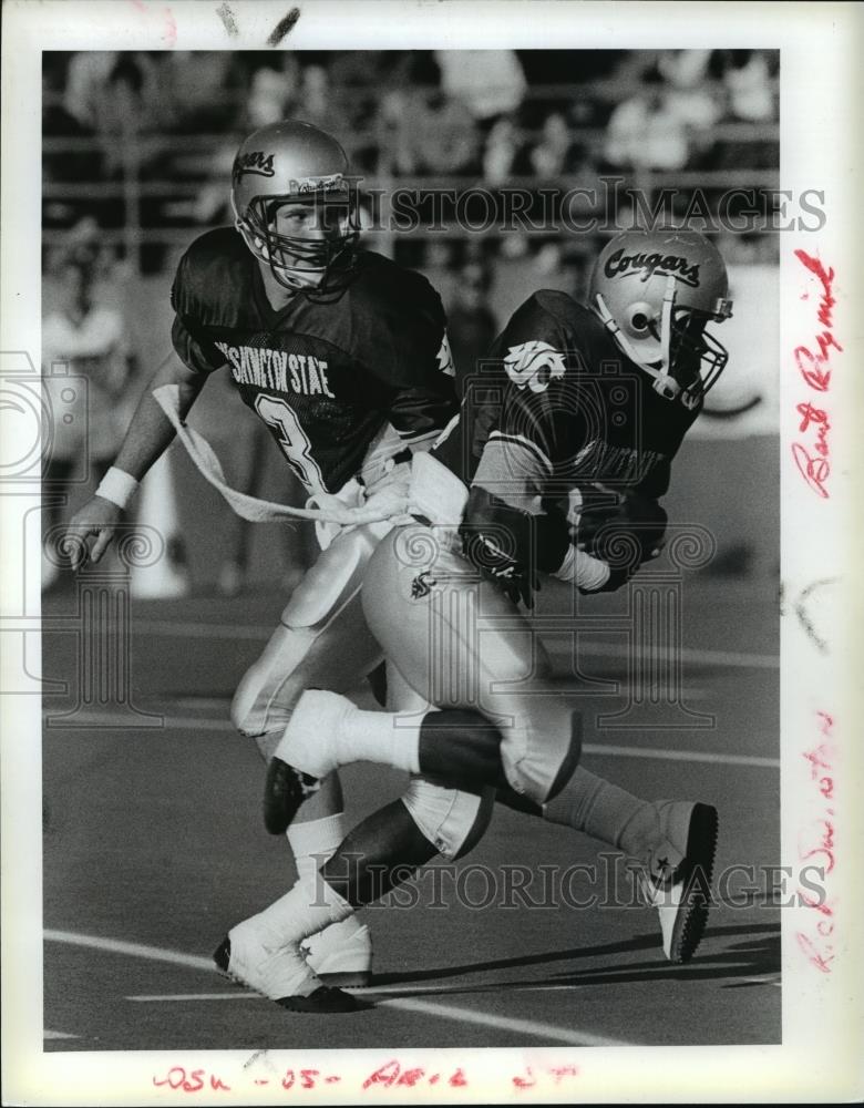 1988 Press Photo Football College, WSU vs Arizona State - spa33407 - Historic Images
