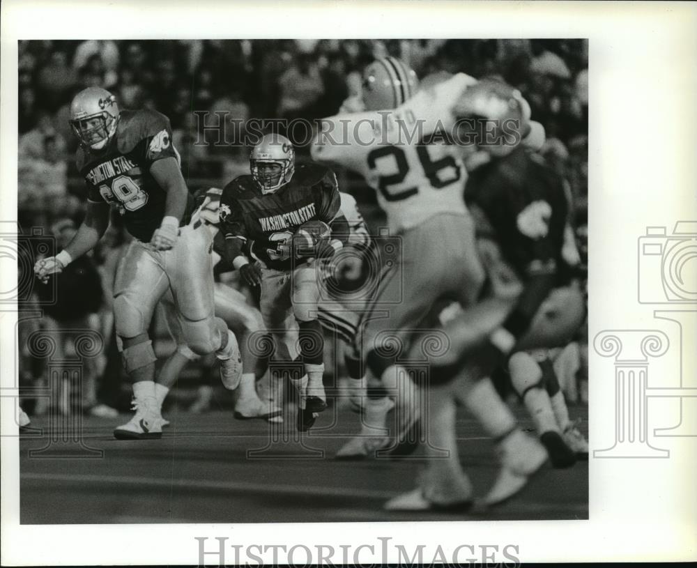 1988 Press Photo College Football WSU versus Arizona State - spa33629 - Historic Images