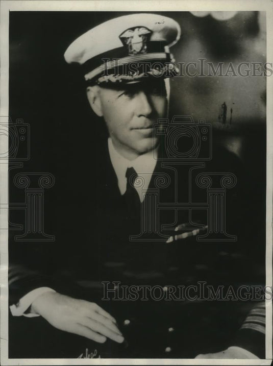 1929 Press Photo Captain H.D. Cooke recommended to coach Naval Academy Football - Historic Images