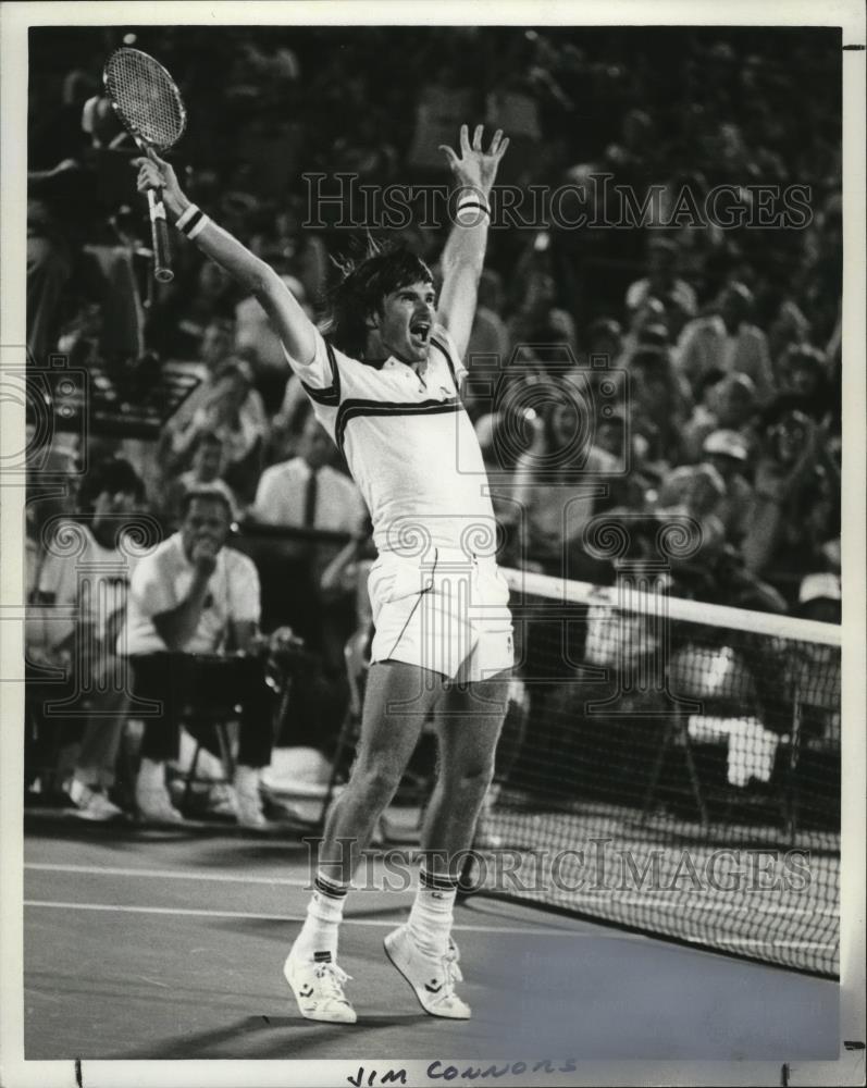 Press Photo Tennis player Jimmy Connors - cvb77691 - Historic Images