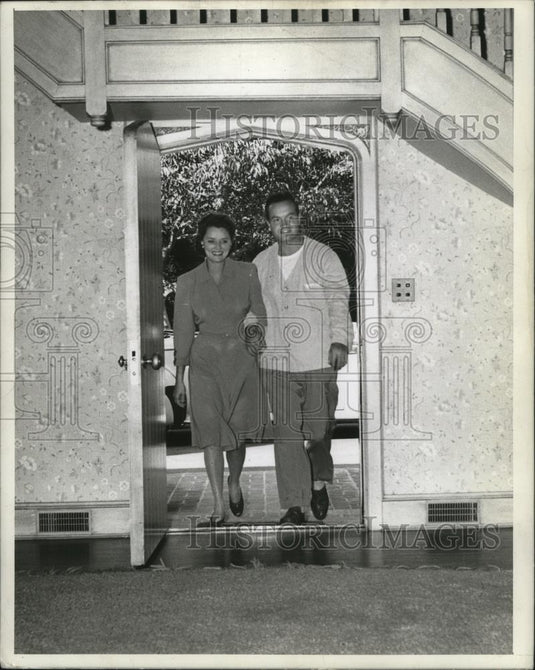 1942 Press Photo Mr & Mrs Bob Hope - cvb77599 - Historic Images