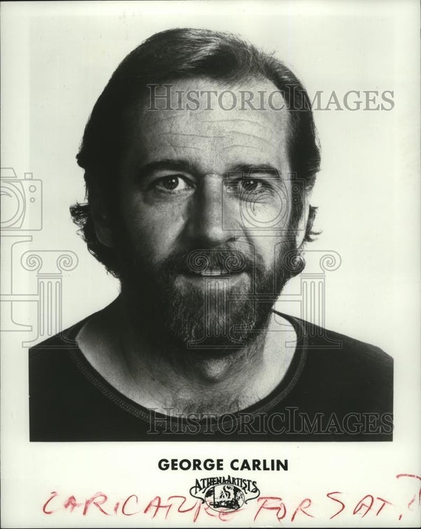 1979 Press Photo Comedian George Carlin - cvb77738 - Historic Images