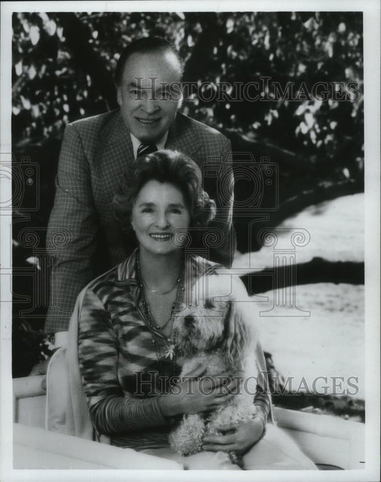 1984 Press Photo Bob & Dolores Hope - cvb77816 - Historic Images