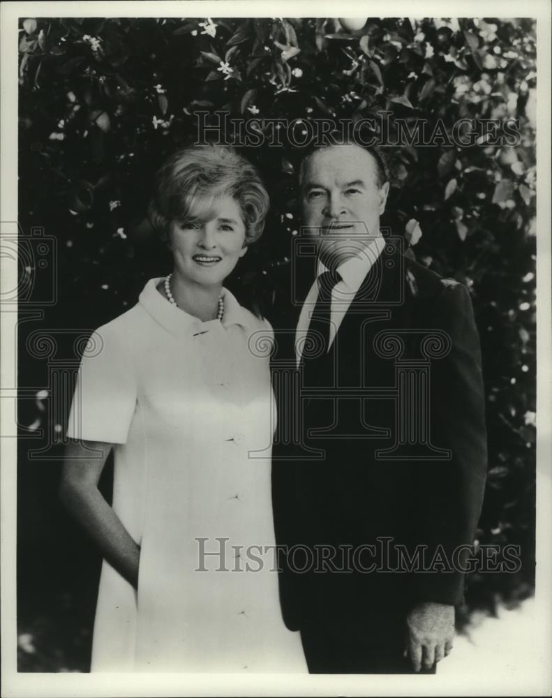 1970 Press Photo Bob Hope hope &amp; wife Dolores - cvb78032 - Historic Images