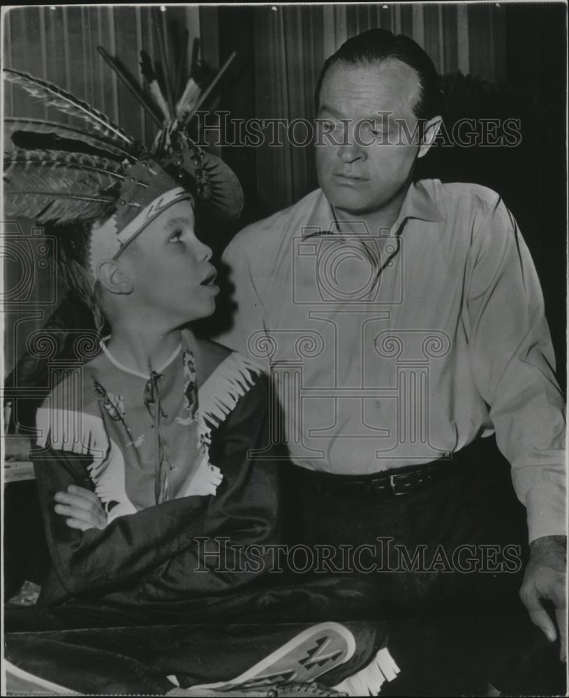 1955 Press Photo Kelly Hope youngest son, 9yrs old- Bob Hope - cvb78092 - Historic Images