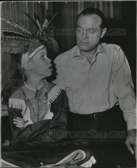 1955 Press Photo Kelly Hope youngest son, 9yrs old- Bob Hope - cvb78092 - Historic Images