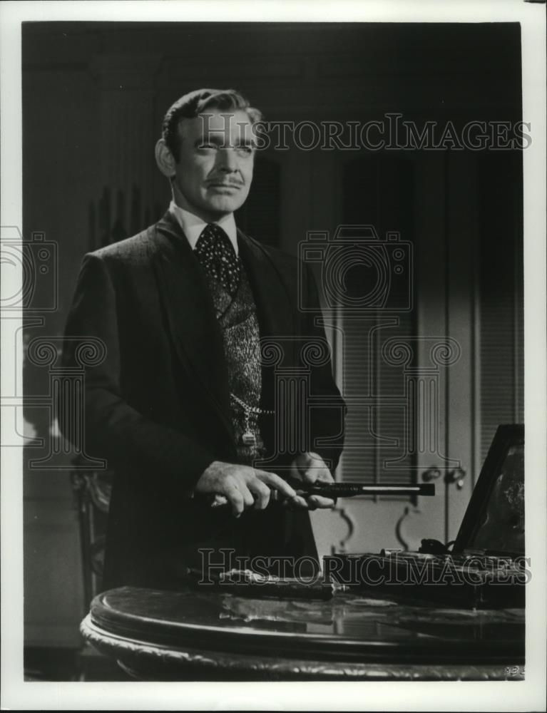 1973 Press Photo Clark Gable stars in Band of Angels on The CBS Late Movie - Historic Images