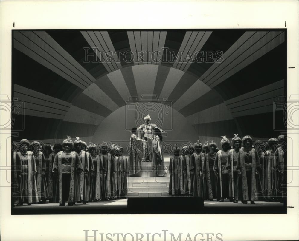 1987 Press Photo The finale of Mozart&#39;s The Magic Flute - cvb78323 - Historic Images