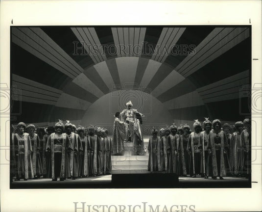 1987 Press Photo The finale of Mozart's The Magic Flute - cvb78323 - Historic Images