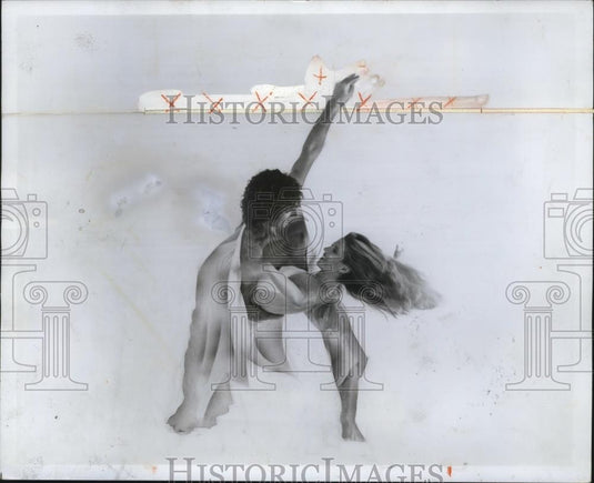 1978 Press Photo Kay Clark and Michael Kelly Bruce in Donald McKayle's Nucturne - Historic Images