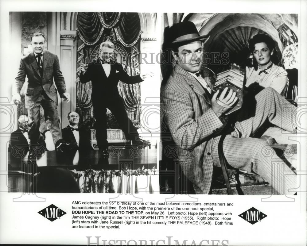 1998 Press Photo AMC shows old Films of Bob Hope to pay tribute to his birthday - Historic Images