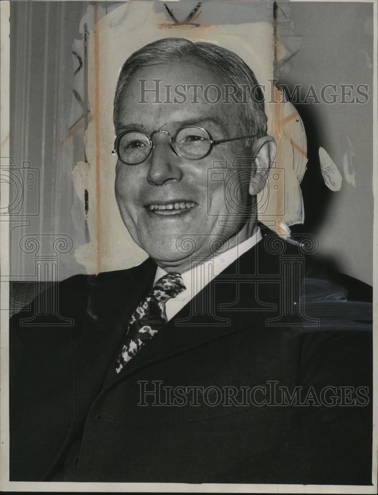 1948 Press Photo John D Rockefeller Jr at Hotel Cleveland - cvb78099 - Historic Images