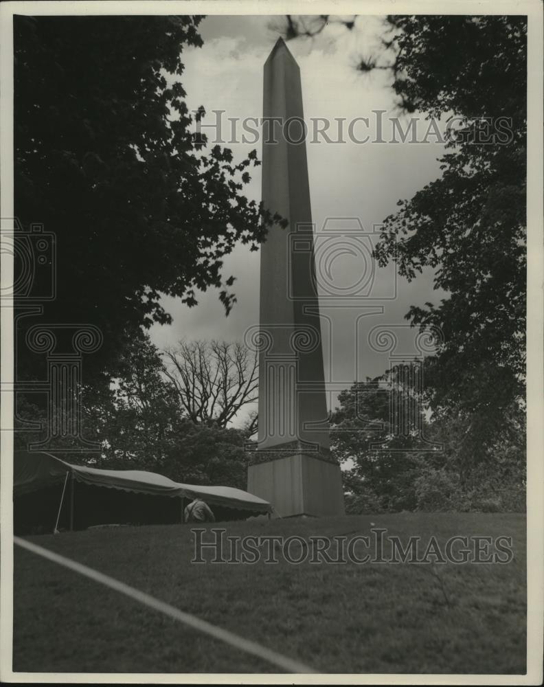 1937 Press Photo Rockefeller Burial Place in Lake View Cemetery, Cleveland - Historic Images