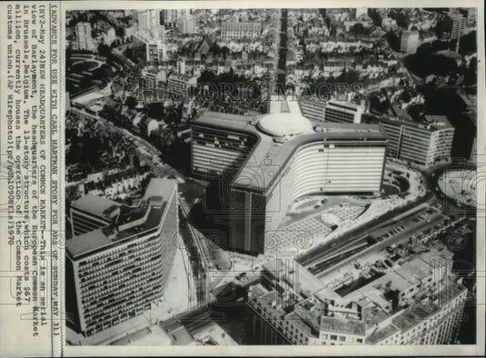 1970 Press Photo Barlaymont, headquarters of European Common Market worth $67M - Historic Images