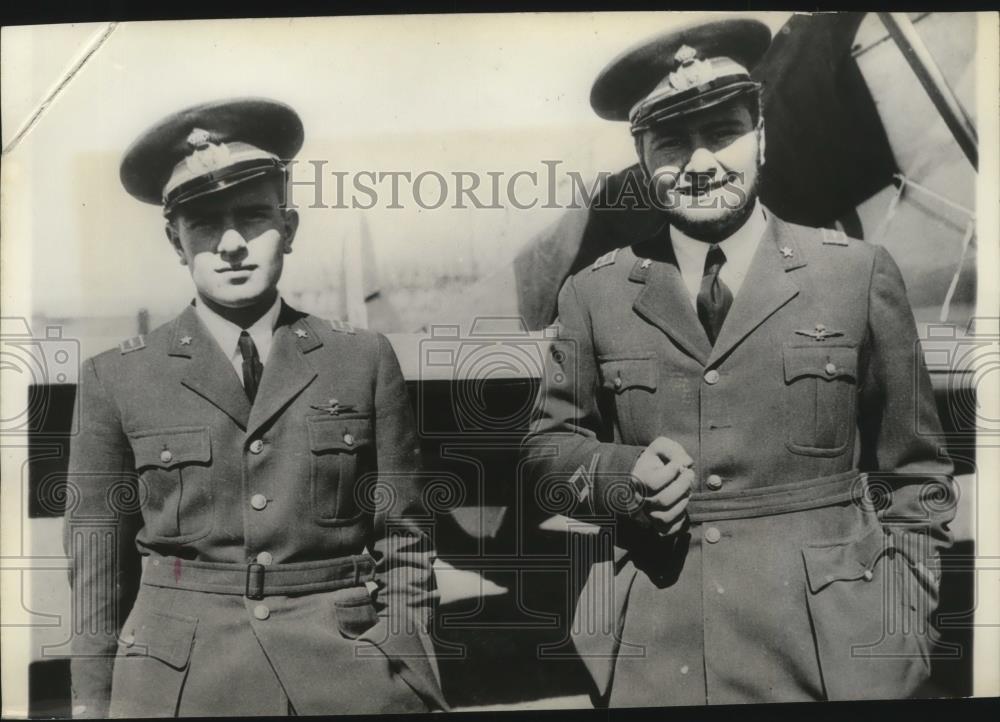 1935 Press Photo Bruno and Vittorio Mussolini sons of the Italian Dictator - Historic Images