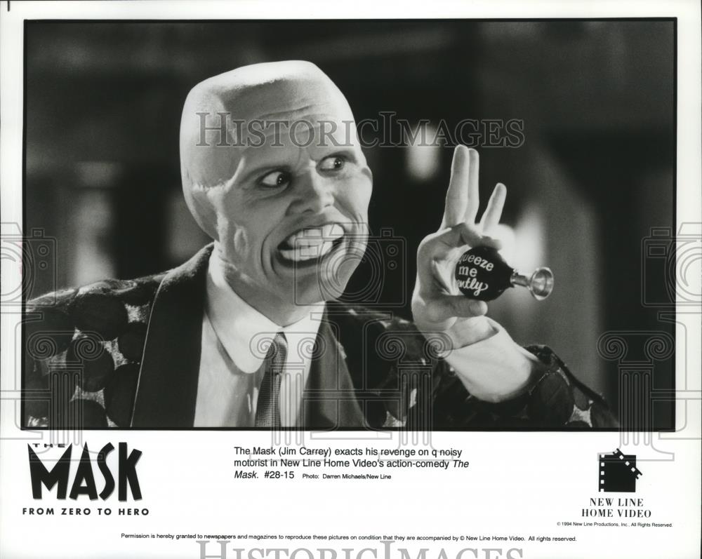 1995 Press Photo Jim Carrey stars in The Mask - spx07744 - Historic Images