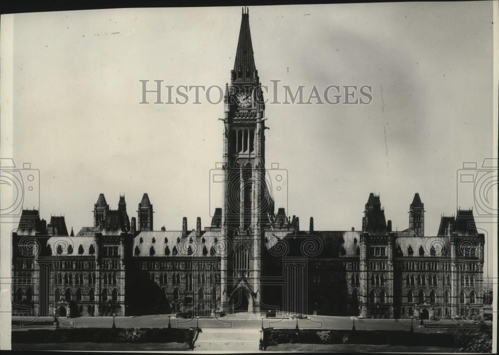 1932 Press Photo The House of Commons with Peace Tower - Historic Images