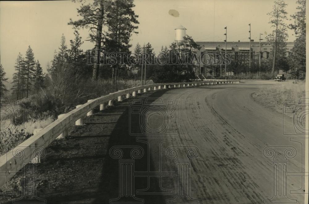 1931 Press Photo Spokane Streets High Drive - Historic Images