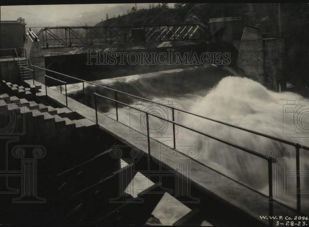 1936 Press Photo Post Falls Dam - spx09132 - Historic Images