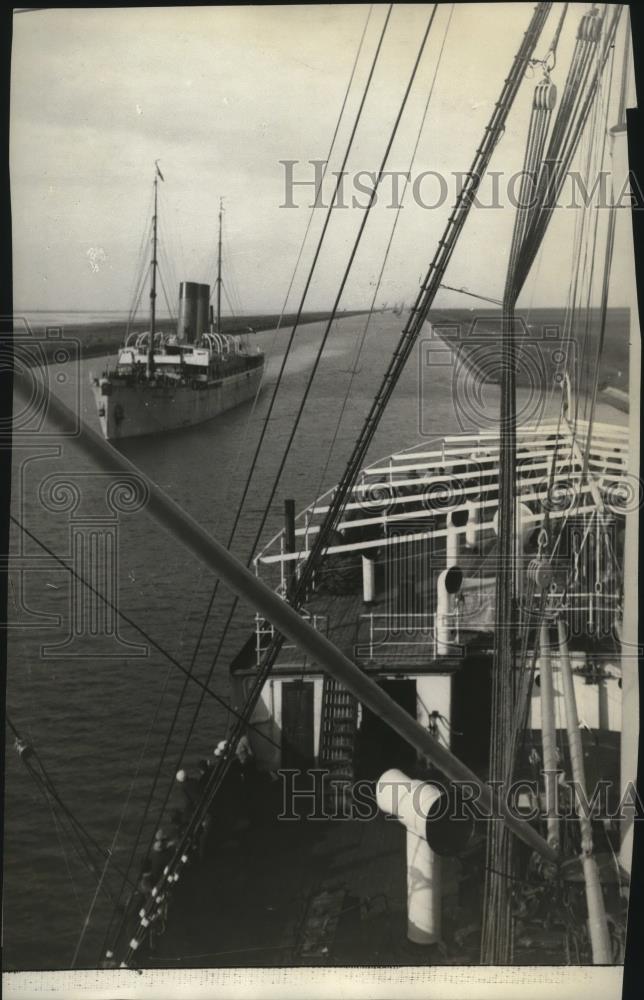 1915 Press Photo Suez Canal threatened by huge teutonic offensive - spx09593 - Historic Images