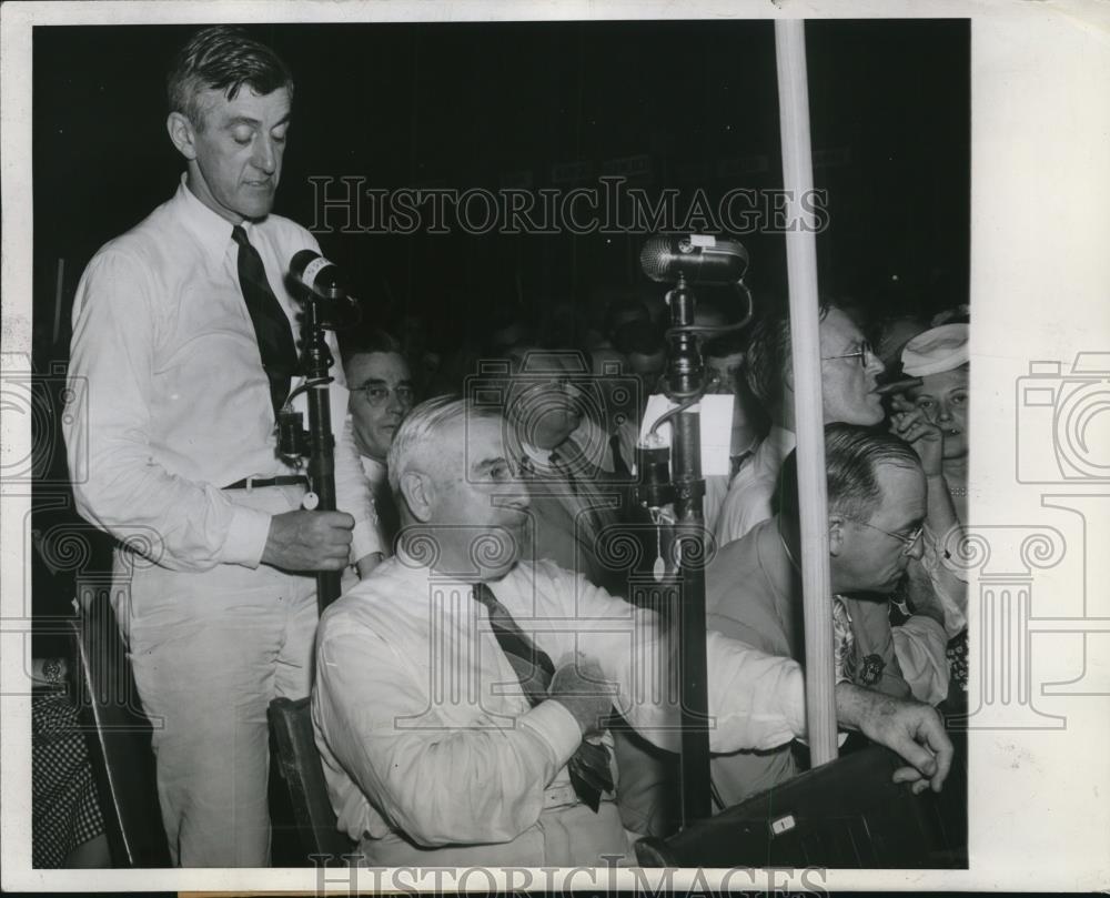 1944 Press Photo Gov. Everett Saltonstal of Mass and Gov.Walter E.Edge of N.J - Historic Images