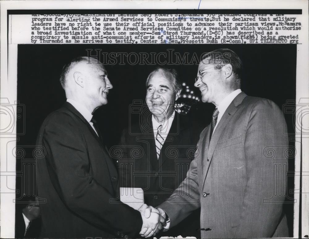 1961 Press Photo Robert McNamara Promised Congress a New Program - nef24705 - Historic Images