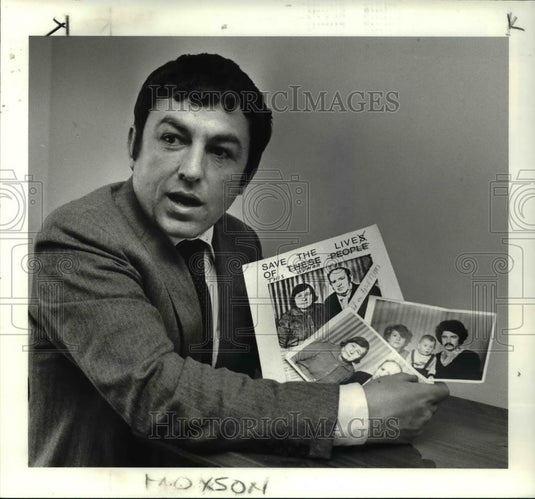 1986 Press Photo Vladimir Moxon, trying to get his mother out of Russia - Historic Images