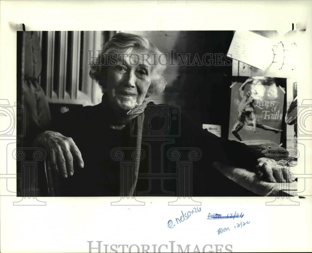 1988 Press Photo Ruth Nelson, actress at the Playhouse - cva33339 - Historic Images