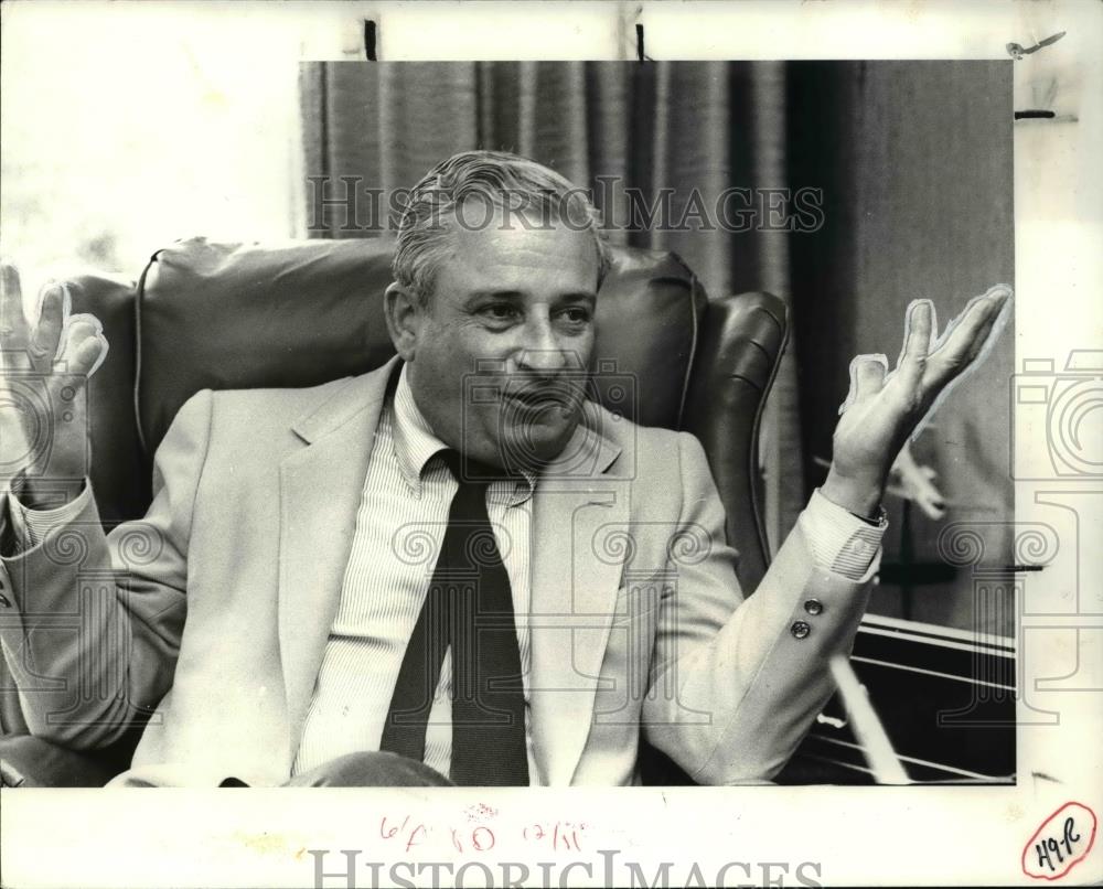1982 Press Photo Cleveland Browns Owner-Art Modell - cva33500 - Historic Images