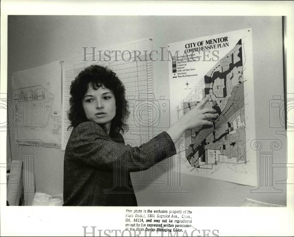 1989 Press Photo Rita McMahon, Planning Commissioner for Mentor - cva33529 - Historic Images