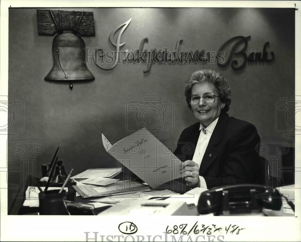 1990 Press Photo Rosemary Mack, CEO of Independence Bank - cva33534 - Historic Images